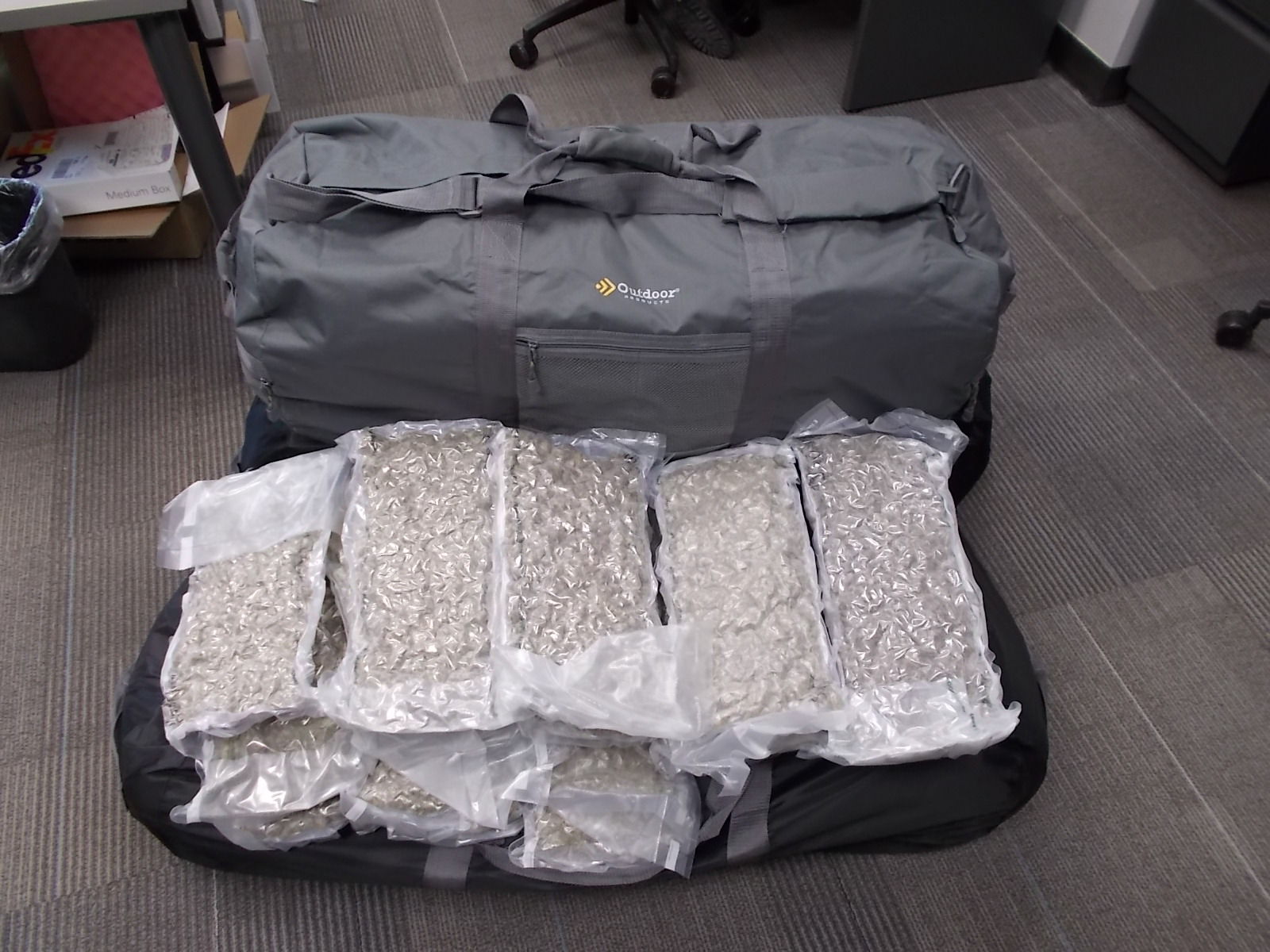 100 pounds of marijuana